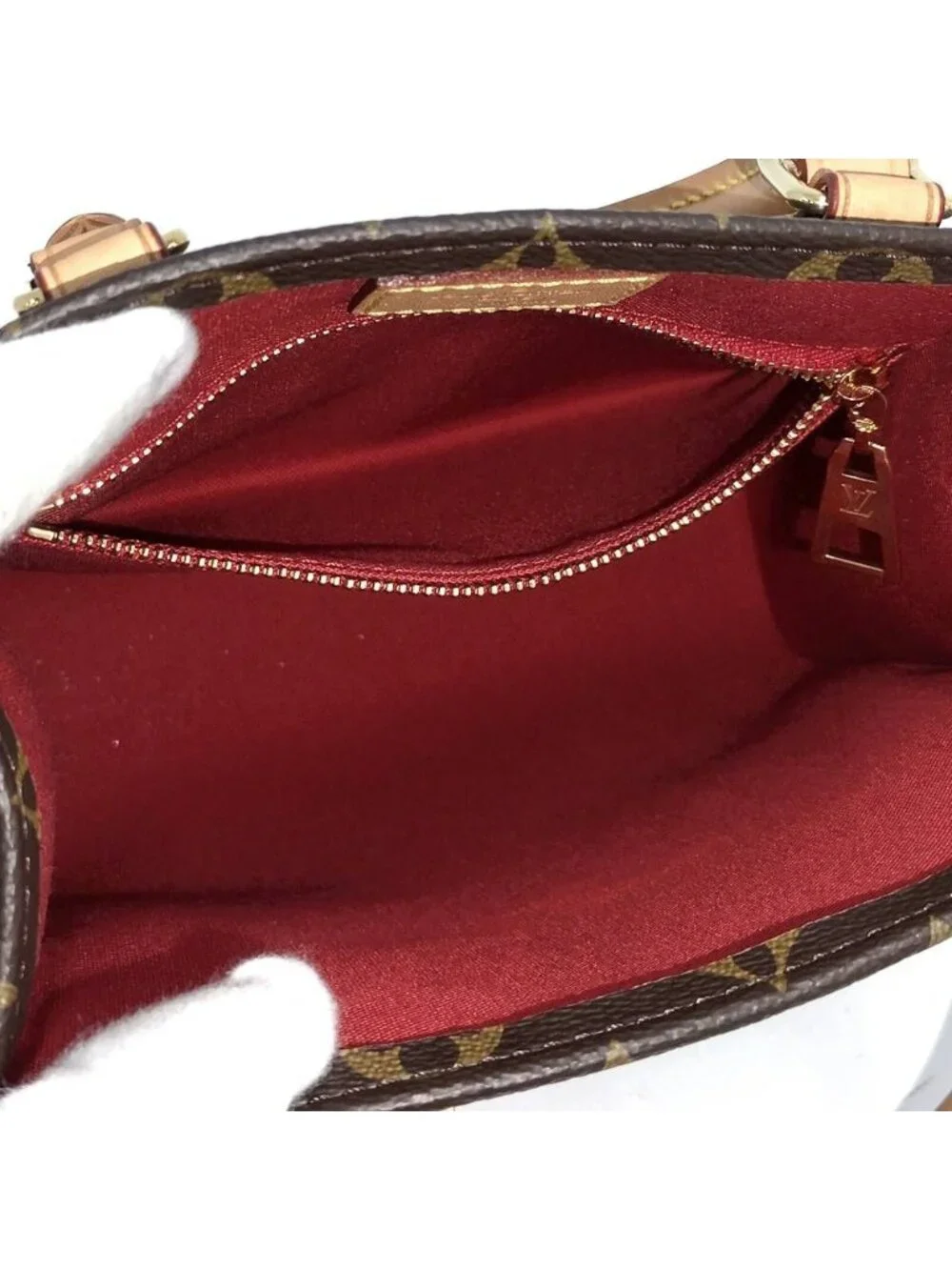 Louis Vuitton Sac Plat BB Monogram Cross Crossbody Bag